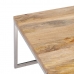 Tavolino da Caffè 70 x 70 x 41 cm Metallo Legno 3 Unità