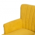 Nojatuoli 63 x 50 x 83 cm Synteettinen kangas Puu Keltainen