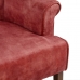 Fotel 77 x 64 x 88 cm Tkanina syntetyczna Drewno Ciemnoczerwony