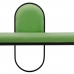 Stolička 110 x 40 x 68 cm Syntetické Tkaniny Kov zelená