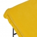 Poduška Syntetické Tkaniny Kov Žltá 40 x 40 x 35 cm