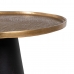 Βοηθητικό Τραπέζι 59 x 59 x 46 cm Μαύρο Χρυσό Αλουμίνιο