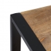 Βοηθητικό Τραπέζι MANGO 100 x 40 x 60 cm Φυσικό Μαύρο Ξύλο Σίδερο