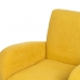 Nojatuoli 72 x 71 x 81 cm Synteettinen kangas Puu Keltainen