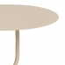 Postranný stolík 30,5 x 30,5 x 50 cm Krém Železo