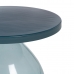 Вспомогательный стол 40 x 40 x 39,7 cm Стеклянный Синий Металл
