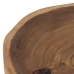 Postranný stolík 38 x 35 x 51 cm Prírodná Čierna Drevo Železo