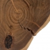 Postranný stolík 38 x 35 x 51 cm Prírodná Čierna Drevo Železo