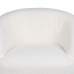 Armchair 75 x 70 x 74 cm Synthetic Fabric Metal White