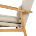 atzveltnes krēsls 67 x 73 x 84 cm Sintētiska Auduma Bēšs Koks