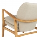 Armchair 67 x 73 x 84 cm Synthetic Fabric Beige Wood