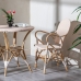 Dining Chair 57 x 62 x 90 cm Natural Beige Rattan