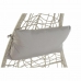 Piekares dārza krēsls DKD Home Decor 82 x 75 x 125 cm Metāls sintētiska rotangpalma Gaiši pelēks (82 x 75 x 125 cm)