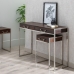 Hallbord Metal Træ Brun Sølv (3 enheder)