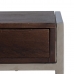 Hallbord Metal Træ Brun Sølv (3 enheder)