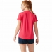 Damen Kurzarm-T-Shirt Asics Core Karmesinrot