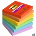 Note Adesive Post-it Super Sticky Multicolore 6 Pezzi 76 x 76 mm (2 Unità)