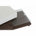 Sofabord DKD Home Decor 80 x 60 x 38 cm Krystal Aluminium Træ MDF