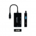 USB C till VGA/HDMI/DVI Adapter NANOCABLE 10.16.4301-ALL 20 cm Svart 4K Ultra HD