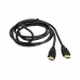 HDMI Cable iggual IGG318300 2 m Black 8K Ultra HD