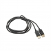 DisplayPort Kabel iggual IGG318362 2 m Svart 8K Ultra HD