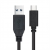 USB A uz USB C Kabelis NANOCABLE 10.01.4002 2 m Melns