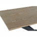 Stranska miza DKD Home Decor Rjava Črna Naraven Kovina Jelka 120 x 40 x 80 cm
