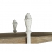 Shelves DKD Home Decor White Natural Metal Fir Fir wood 40 % Metal 190 x 40 x 200 cm