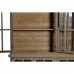 Stojanová Vitrína DKD Home Decor Dřevo Sklo Jedle 121 x 33 x 191 cm