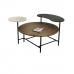Tavolino da Caffè DKD Home Decor 118 x 90 x 61 cm Metallo Alluminio Legno MDF
