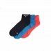 Čarape Mizuno 3 pari Plava Crna Crvena 11