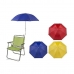Solstol med parasoll Aktive Ø 100 cm
