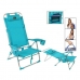 Paplūdimio kėdė Aliuminis Mėlyna (74 x 61 x 31 cm)
