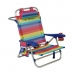 Scaun de plajă Textiline Multicolor
