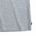 Детски Тениска с къс ръкав Levi's Batwing Светло сив