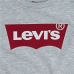 Детски Тениска с къс ръкав Levi's Batwing Светло сив