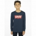 Langermet T-skjorte for barn Levi's Batwing Mørkeblå