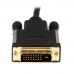 DisplayPort–DVI Adapter Startech DP2DVIMM6BS Fekete 1,8 m