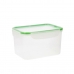 Cutie pentru Prânz Quid Greenery 2,8 L Transparent Plastic (4 Unități) (Pack 4x)