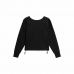 Sweaters uden Hætte til Kvinder 4F BLD026 Sort