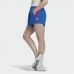 Short de Sport pour Femme Adidas Originals Adicolor 3D Trefoil Bleu