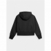 Női kapucnis pulóver 4F BLD027 Fekete