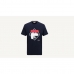Heren-T-Shirt met Korte Mouwen Fila  FAM0447 50004 Marineblauw