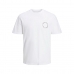Kortærmet T-shirt til Mænd Jack & Jones JJSUNSET TEE SS CREW NECK 12221013 Hvid