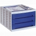 Модулен Шкаф за Документи Archivo 2000 Син Сив полистирен Пластмаса 34 x 30,5 x 21,5 cm