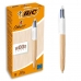 Pildspalva Bic Wood Effect Daudzkrāsains 0,32 mm (12 Daudzums)