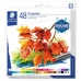 Creioane ceară colorate Staedtler Design Journey 48 Piese Multicolor