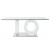 Konferenční stolek DKD Home Decor Bílý Transparentní Dřevo Sklo Dřevo MDF 110 x 60 x 45 cm