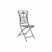Záhradná stolička DKD Home Decor Čierna Keramický Viacfarebná Kovanie (39 x 50 x 93 cm)