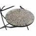 Garden chair DKD Home Decor Ceramic Black Ironwork (42 x 50 x 90 cm)